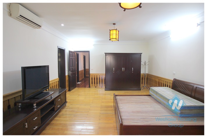 Beautiful villa with garage and garden for rent in Ciputra, Tay Ho